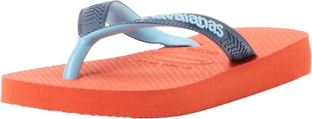 Detalle de Havaianas Top Mix – tongs unisex confortables, semelle antidérapante et lanières bicolores
