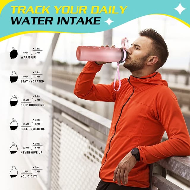 Thumbnail 6 de Sports Trinkflasche 1 l BPA-frei aus Tritan