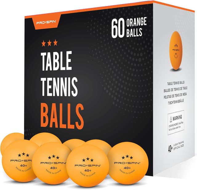 Imagen de PRO-SPIN Palline Ping Pong 40+ 3 Stelle 🏓 en OfertitasTOP