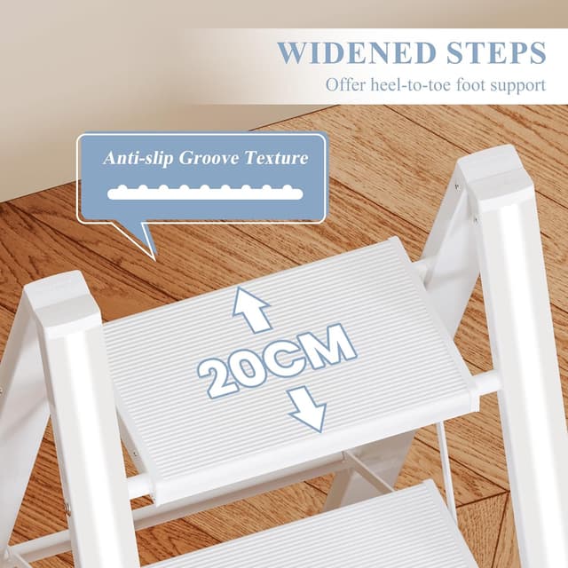 Detalle 2 de GameGem 3 Step Ladder 150kg load