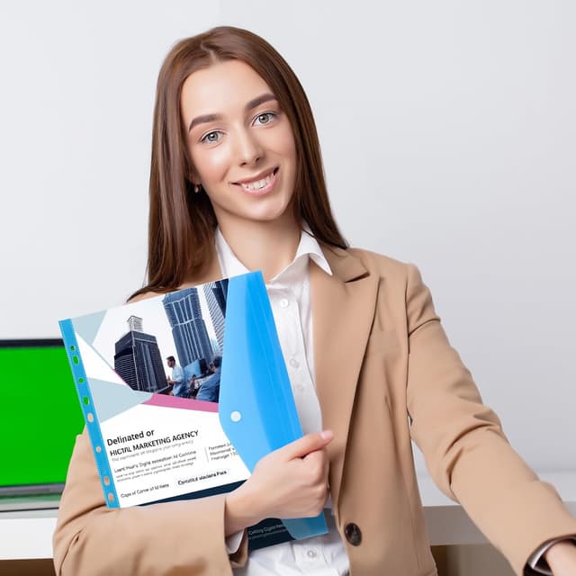 Thumbnail 6 de 14 Pack A4 Plastic Wallets 7 Colours