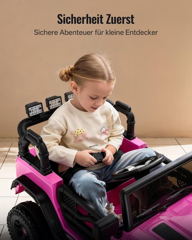 Detalle 1 de Outfunny Elektroauto für Kinder 24V, 30 kg