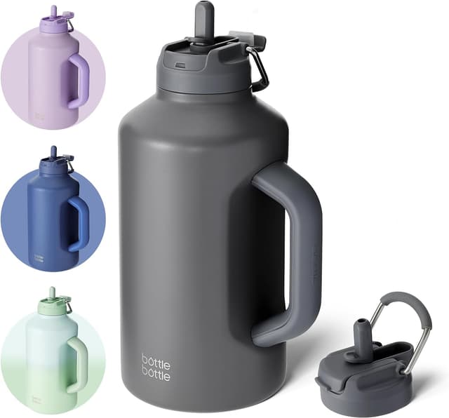 Detalle de BOTTLE BOTTLE Insulated Water Bottle 64 oz with straw