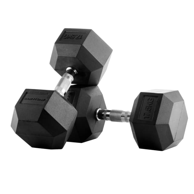 Detalle de Bodytone Set de 2 mancuernas hexagonales 17,5 kg