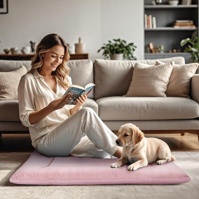 Thumbnail 6 de BVAGSS Hundebett Klein Rosa 45x33