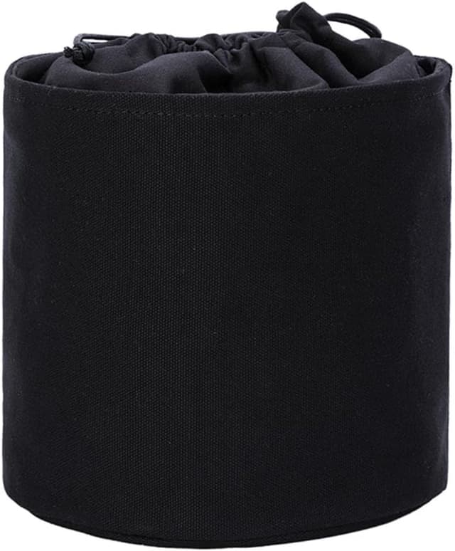 Thumbnail 6 de YONBEN Grand organisateur de sac main rond en toile (noir, L) : l’insert pratique pour mieux ranger