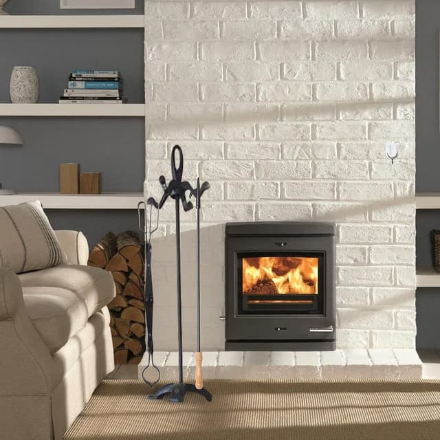 Thumbnail 6 de Uten Kit Camino con Attrezzi in Ferro Battuto (2 pezzi): pinze per caminetto e fire poker