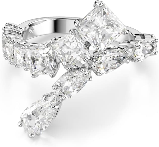 Detalle 2 de Swarovski Matrix anillo blanco talla mixta zirconias