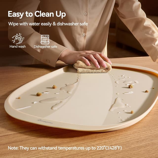 Thumbnail 2 de FEELNEEDY Tappetino Ciotola Beige 45x30 cm