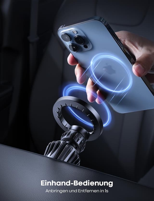 Detalle de Lamicall MagSafe Autohalterung mit 20× N52 Magneten
