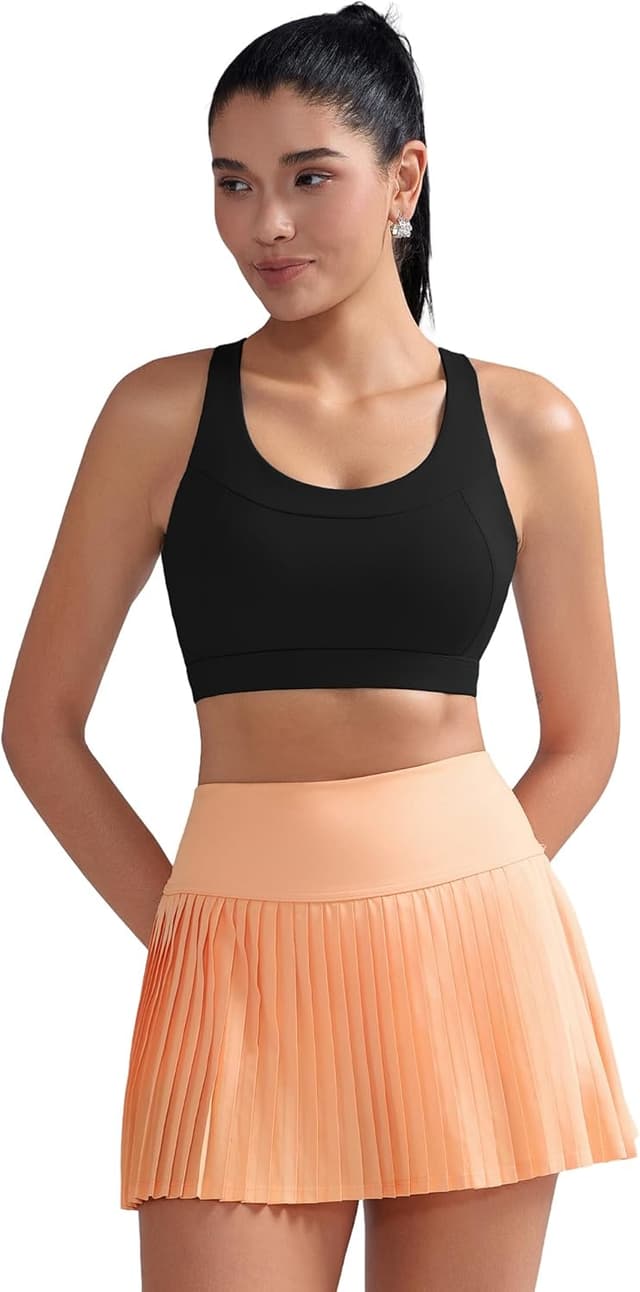 Detalle 1 de RUNNING GIRL High Support Sports Bra for Women with Molded Cups and Racerback