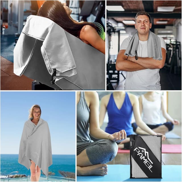 Thumbnail 6 de Pameil Microfibre Towel set, 3 pack