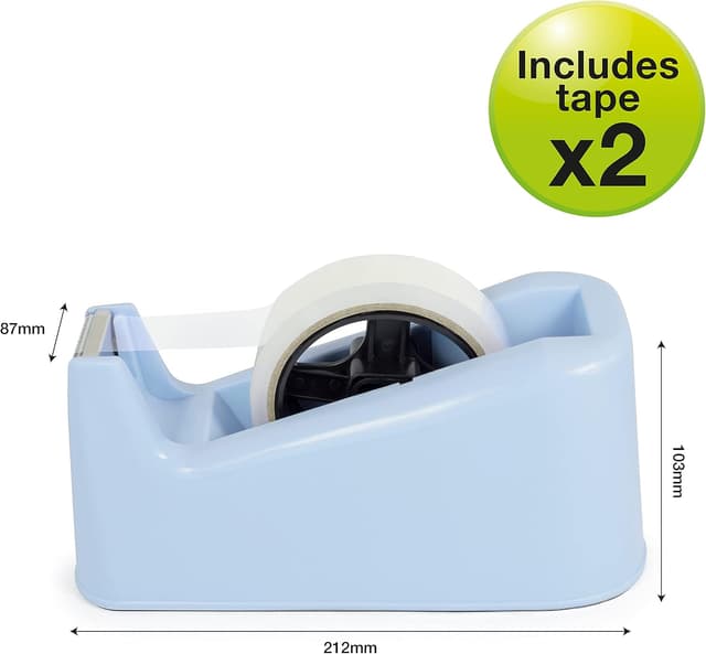 Detalle 2 de RAPESCO 1488 500 Dispenser nastro 2 rotoli azzurro