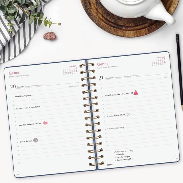 Thumbnail 2 de Finocam Agenda Espiral 2026 1 Día Página