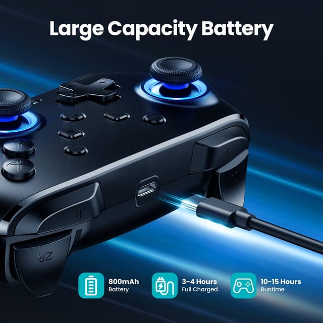 Thumbnail 6 de VOYEE Switch Pro Controller 1000mAh wireless gamepad