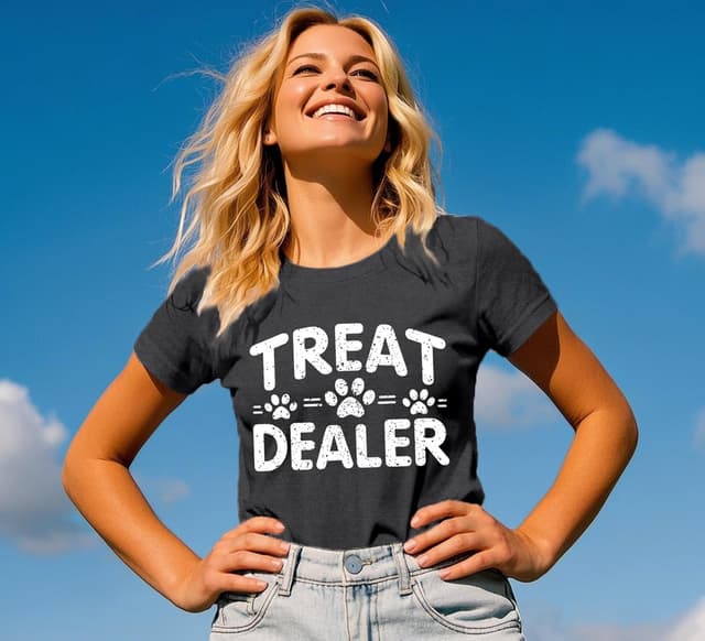 Detalle 2 de Qskall Treat Dealer T Shirt for Mums