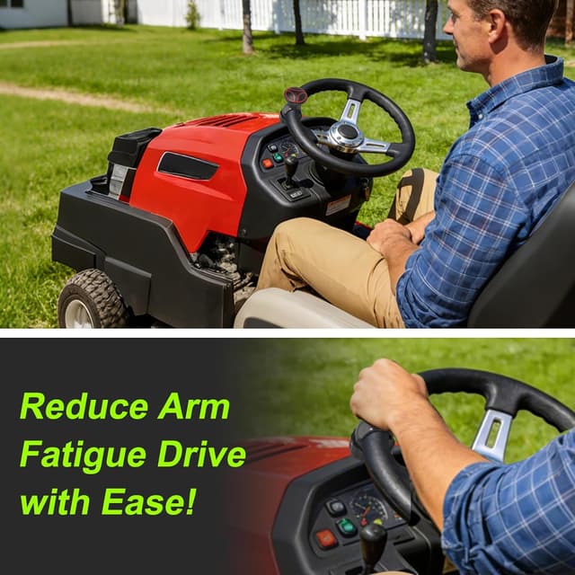 Detalle de Tool-Free Steering Wheel Knob “Suicide Knob” (Metal Bearing) for 3.45–4.9" Wheel Circumference, Red (1 Pack)