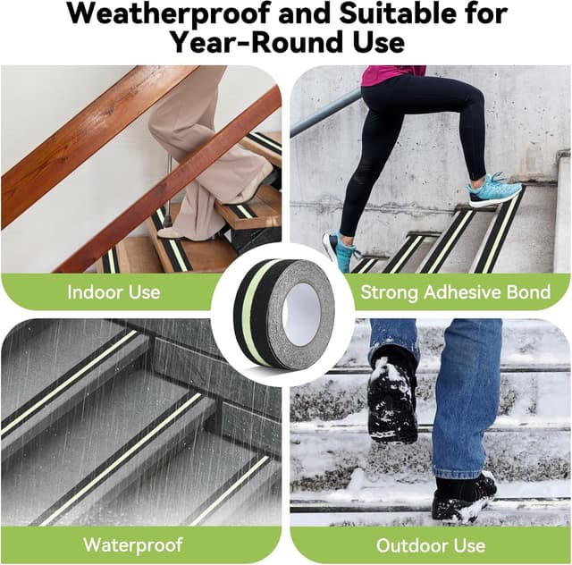 Thumbnail 6 de OTraki Adesivo Antiscivolo Nero 50 mm x 10 m