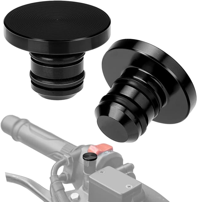 Detalle de KEMIMOTO tappi ciechi universali M8 per moto in alluminio CNC (2 pezzi)