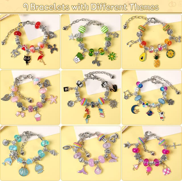 Thumbnail 6 de Zelova Schmuckbastelsets (150-teilig) für Kinder ab 5 Jahren – Armbänder & Ketten zum Selbermachen