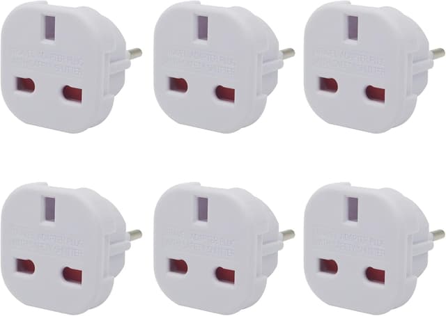 Detalle de Jsdoin EU Travel Adapter 6‑Pack