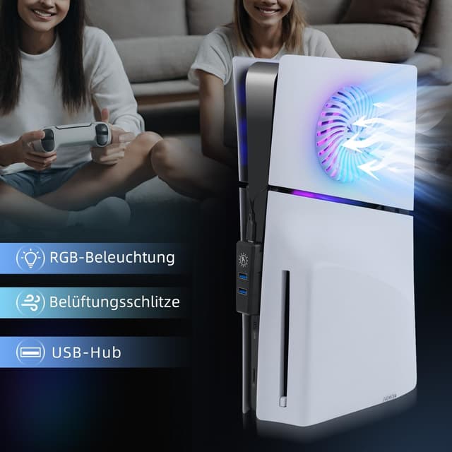 Detalle 2 de Mcbazel PS5 Slim 2 USB RGB