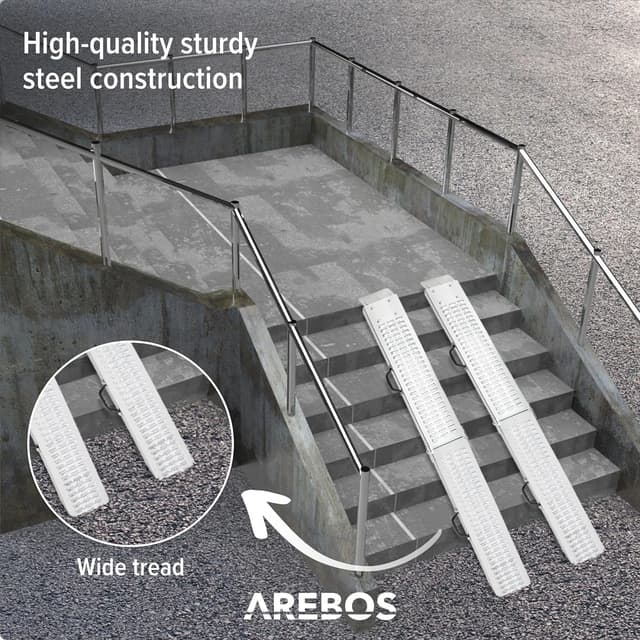 Thumbnail 2 de Arebos 2X Rampas Plegables 400 kg