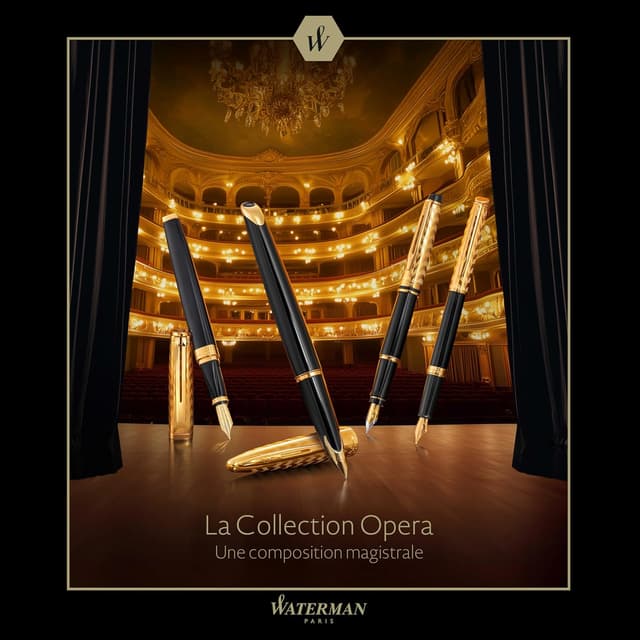 Detalle 2 de Waterman Hémisphère Stylo roller Noir Or