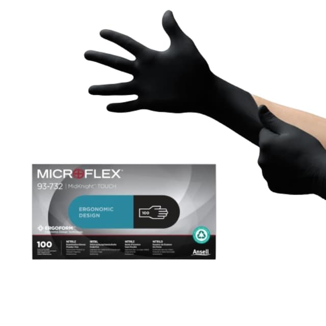 Imagen de Ansell Microflex 93-732 gants nitrile Taille L, boîte 100 en OfertitasTOP