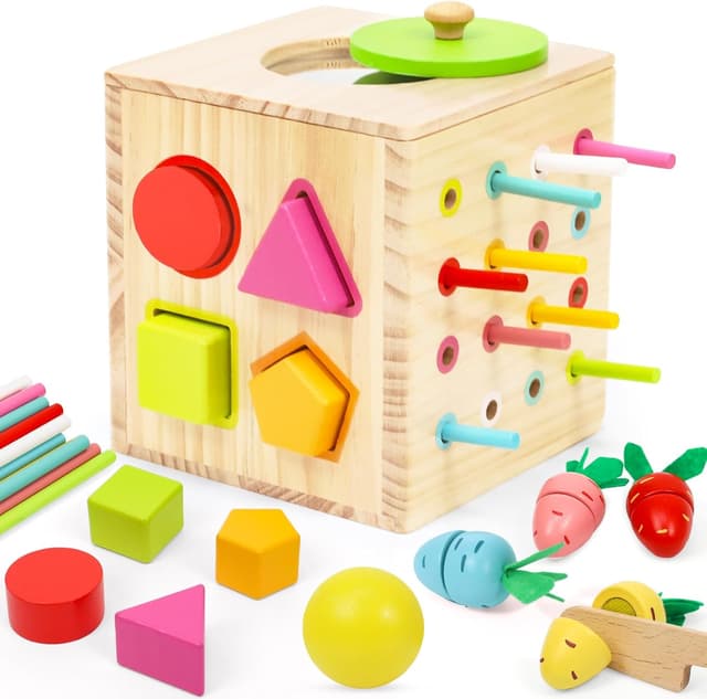 Thumbnail 6 de LZDMY Montessori 6-in-1 Activity Cube
