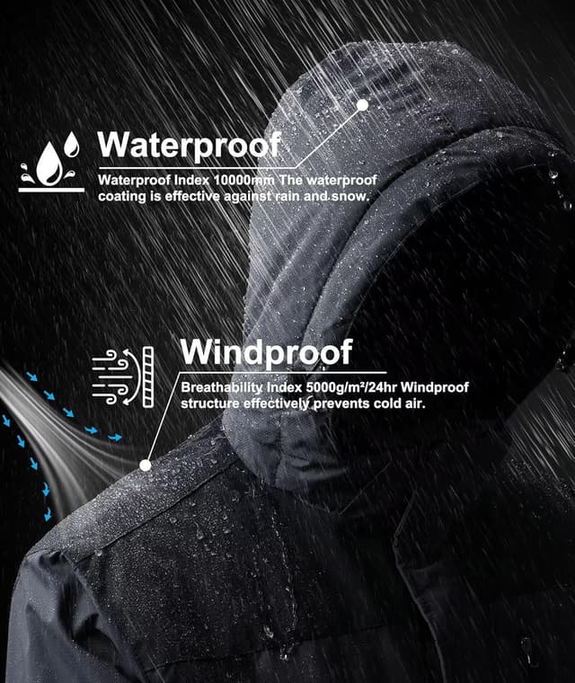 Detalle de Zoofly Winterjacke Herren 10.000 mm