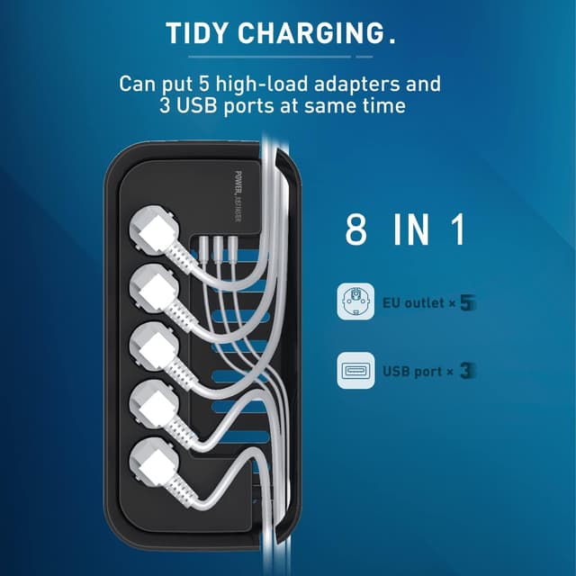 Thumbnail 1 de Kabelbox Mehrfachsteckdose 5fach 2M Kabel