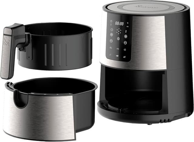 Detalle 2 de MasterPro Rocket 360 🌀 Freidora Sin Aceite 3.6L y 1500W