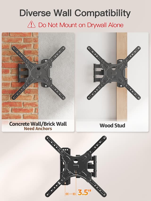 Thumbnail 6 de ELIVED TV Wall Mount 26–60 inch swivel and tilt