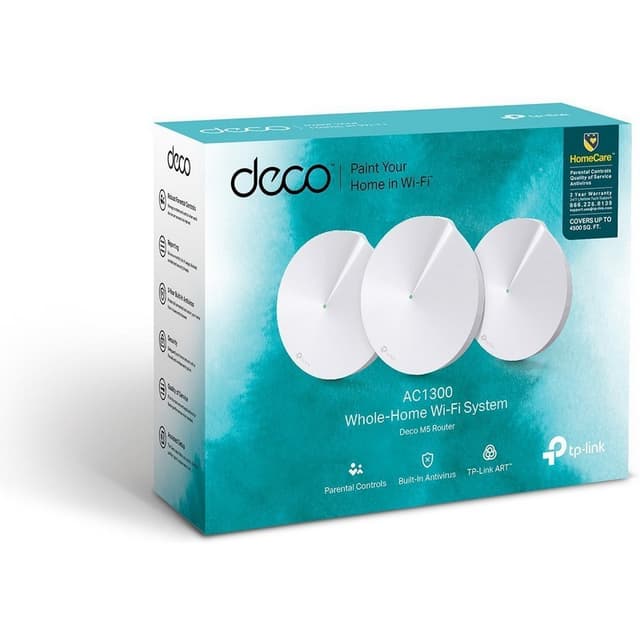 Detalle 2 de TP-LINK Deco M5 Sistema WiFi Mesh AC1300 3 pack