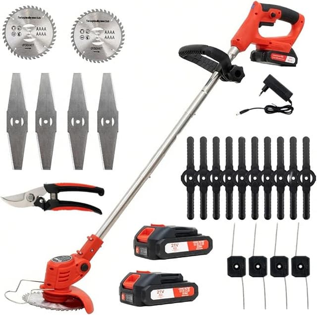 Imagen de Cortadora de césped eléctrica inalámbrica Bosch con 2 baterías ⚡ en OfertitasTOP