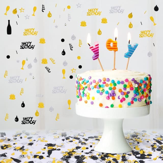 Thumbnail 4 de OSDUE Confettis Deco 30 g pour anniversaire 🎉