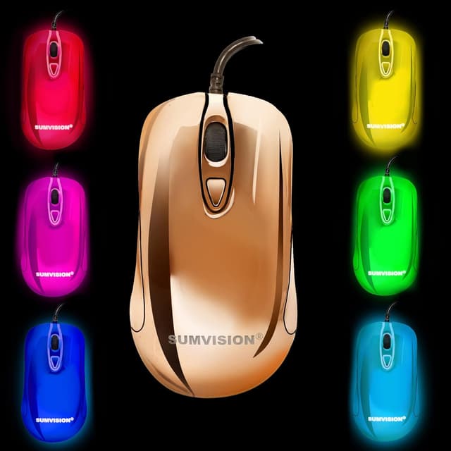 Thumbnail 6 de SUMVISION Plasma fully programmable gaming mouse with Omron switches, Broadcom sensor and true RGB mirror finish