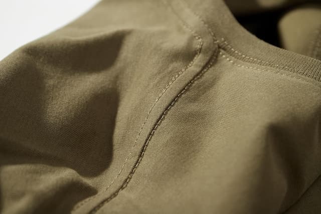 Detalle de VEIISAR Herren dickes Langarm-Rundhals-T-Shirt aus 100% Baumwolle (Heavy Duty, pre-shrink)