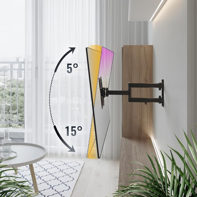 Thumbnail 5 de RICOO S2222 support mural TV 50 pouces