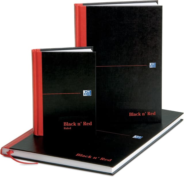 Thumbnail 4 de Oxford Black n' Red A4 Notebook 192 Pages