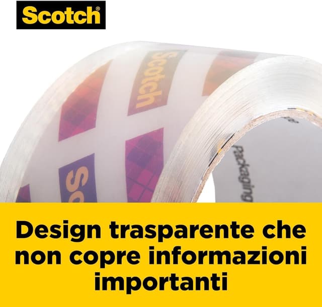 Detalle 1 de Scotch Box Lock 3 rotoli nastro da imballo 48 mm