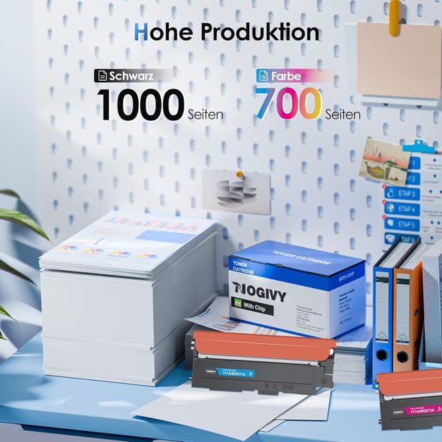 Thumbnail 2 de NOGIVY 117A Tonerset Schwarz Cyan Gelb Magenta