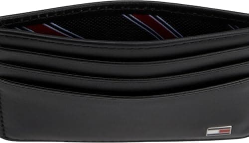 Detalle 1 de Tommy Hilfiger ETON CC HOLDER tarjetero de piel sin botón (negro, OS)