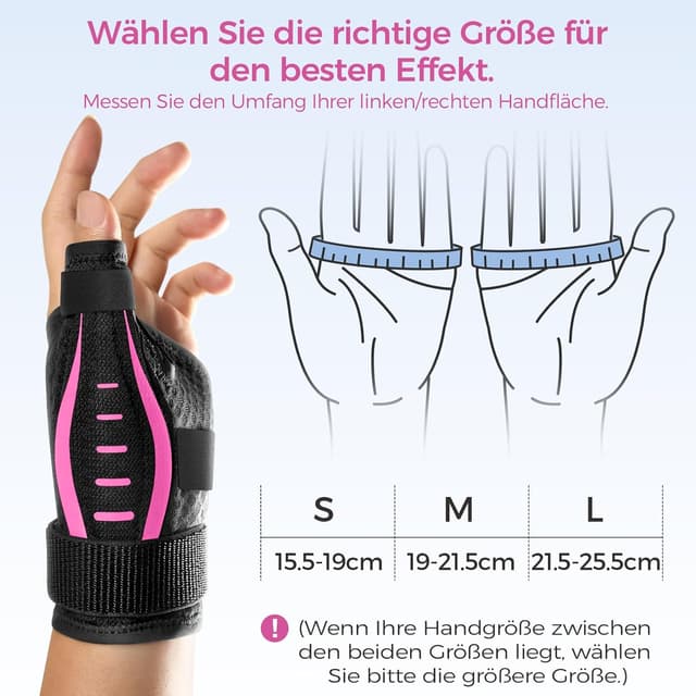 Thumbnail 5 de FULDAY Daumenbandage Ergonomische Schiene M