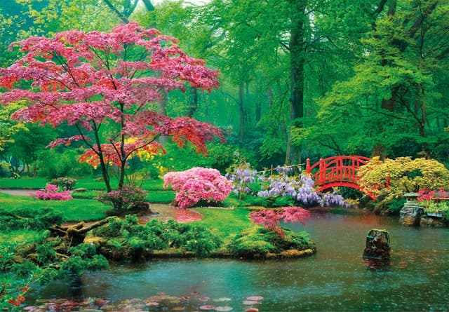 Detalle de Clementoni 500-teilige Peace Collection „Raindrops Lullaby“ – Puzzle für Familie & Deko an der Wand