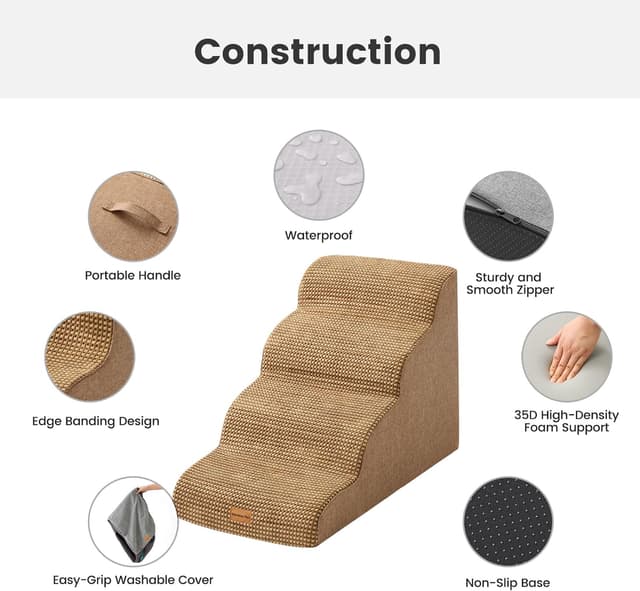 Detalle de Gardner Pet Dog Steps 4-step ramp