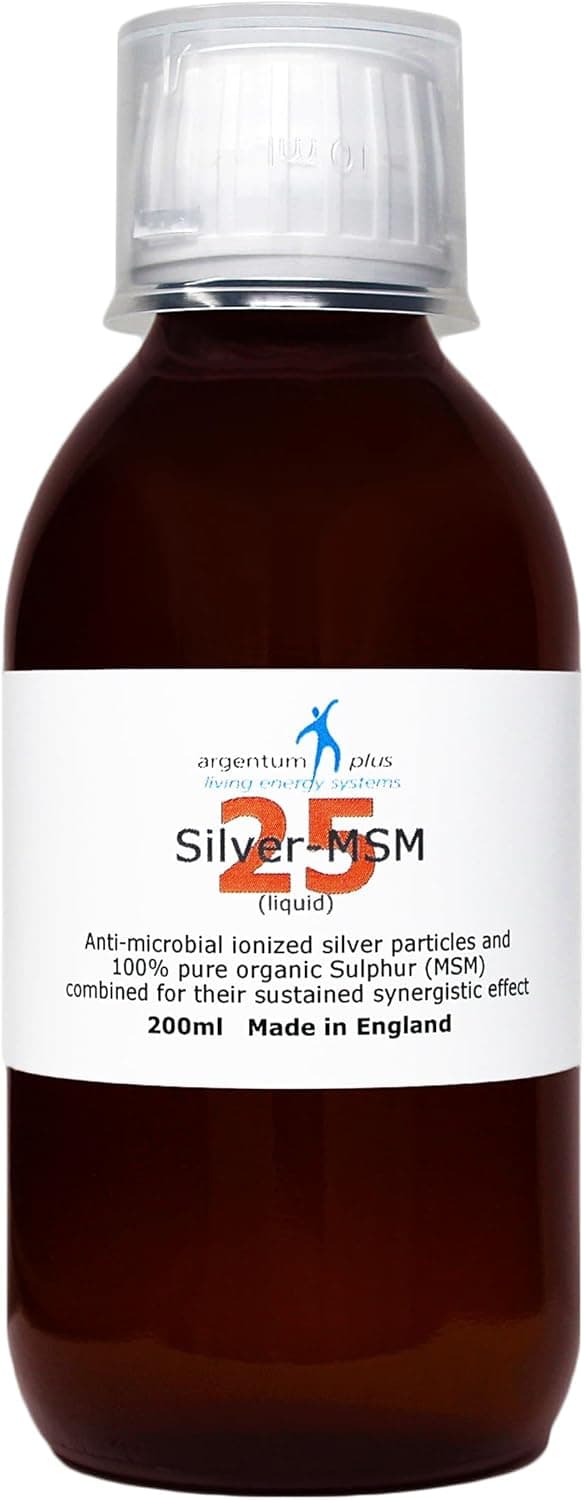 Detalle de argentum plus Silber-MSM 25 (flüssig) – 200 ml