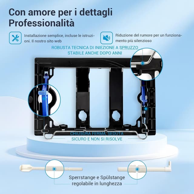 Thumbnail 4 de Mendorio Placca di Comando WC 246×164 mm