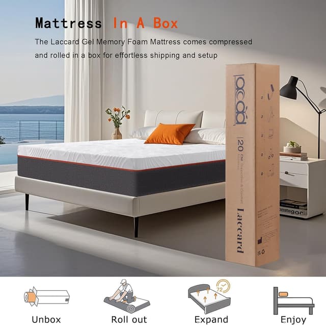 Thumbnail 6 de Laccard Double Memory Foam Mattress 15cm